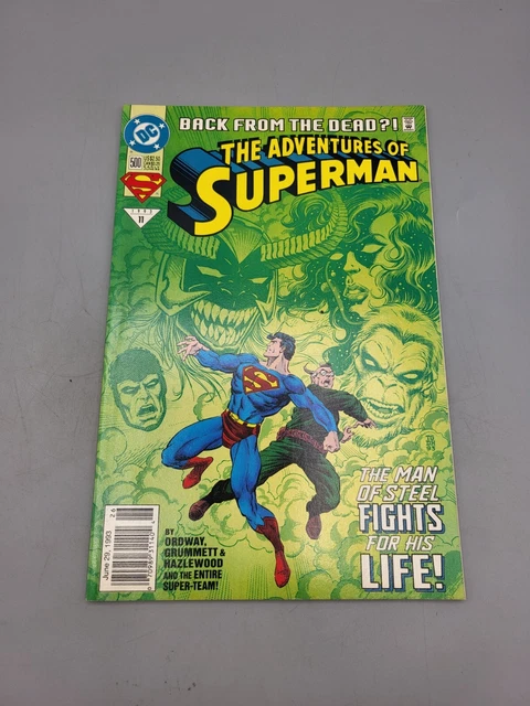 The Adventures Of Superman Vol 1 #500 June 1993 Illustrated DC Comic Newsstand