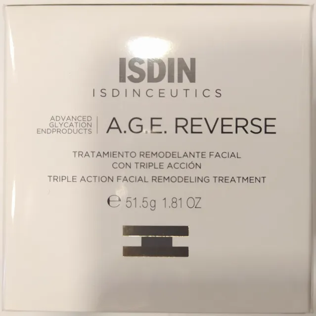 ISDIN A.G.E Reverse Tripple Action Remodeling Treatment Redefines Facial Oval