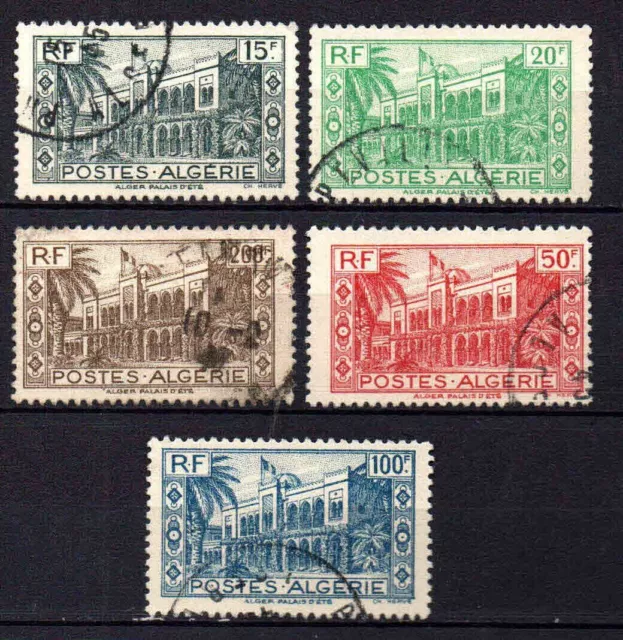 Algérie - Colonie Française - 1944 - N° 200 à 204  - Oblit- Used