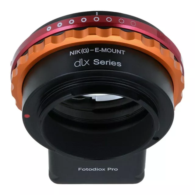 Fotodiox Objektivadapter Pro DLX Serie Nikon G (AI, AI-s, A) für Sony NEX Kamera 3