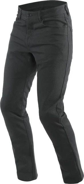 Dainese Classic pantaloni tessili moto slim (Black,32)