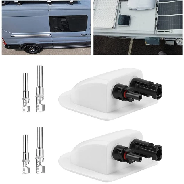 Neu Dauerhaft Solar Connect Box Sonnenkabeldrüse Wetterfest Ferienwohnungen