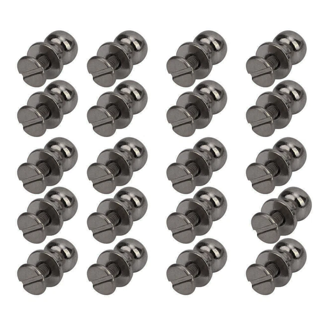 (couleur Du Pistolet)20pcs Cuivre Rivets à Ongles 9 X 8mm Bricolage Cuivre