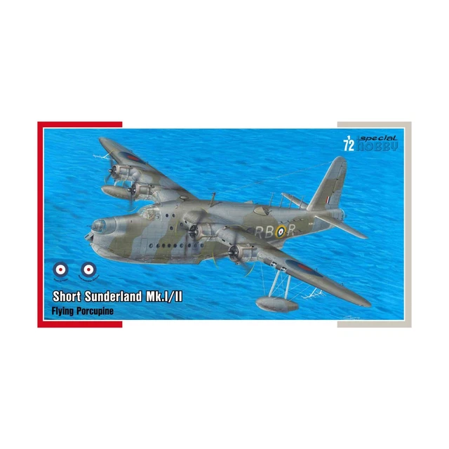 Special Hobby Model 1/72 Short Sunderland Mk.I/II "Flying Porcupine" New