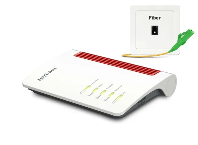AVM FRITZ!BOX 5530 router in fibra Wi-Fi 6 controllo genitori porta LAN 2,5 Gigabit 2