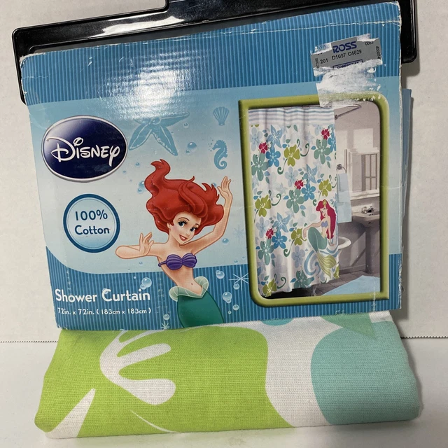 DISNEY’S THE LITTLE Mermaid Ariel Fabric Shower Curtain Jay Franco