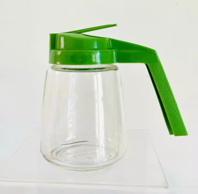 Vtg Federal Housewares Green Plastic Sweet Tea Lemonade Mixing Pitcher 2 Qt  USA