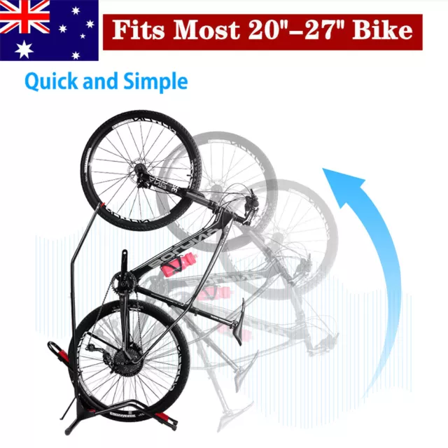 Vertical Bike Stand Mountain Bicycle Storage Rack Floor Stands for Save Space