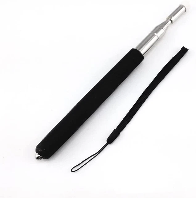 2-Pack Retractable Teacher Pointer Sticks - Telescopic Presentation Pointer With Soft Grip, Extends 10 To 40 Inches