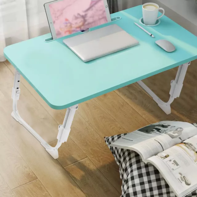 Soporte de metal de altura ajustable para mesa plegable en forma de U para escritorio cama