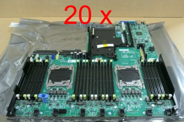 20 x NEW Dell PowerEdge R630 Dual LGA2011 Server System Motherboard Board 2C2CP