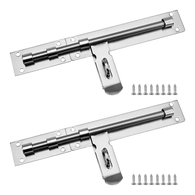10/20Pcs Door Bolt Latch Slide Lock Barrel Bolt Latch Zinc Plated Gate Home Suit