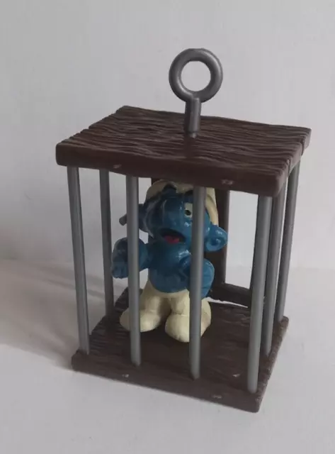 PUFFI - Superpuffi SMURF IN CAGE cod.40212 - Made in Hong Kong W.B.