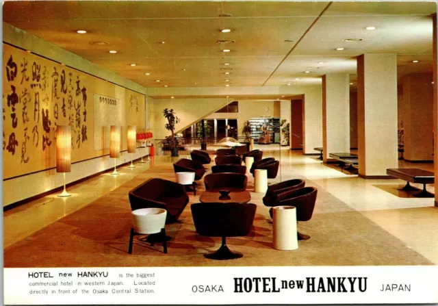 Postcard Hotel New Hankyu Lobby Osaka Japan