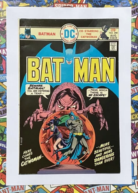 Batman #266 - Aug 1975 - Catwoman Appearance! - Vfn+ (8.5) Cents Copy!