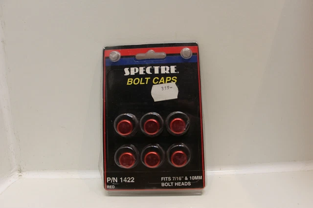 Cache vis rouge pour tête de boulon 7/16’’ et 10mm