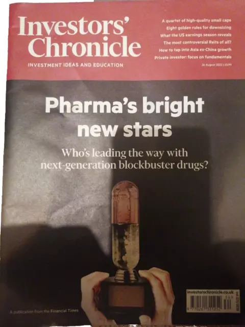 INVESTORS CHRONICLE Magazine 26 AUG 2022 - Pharma`s Bright New Stars