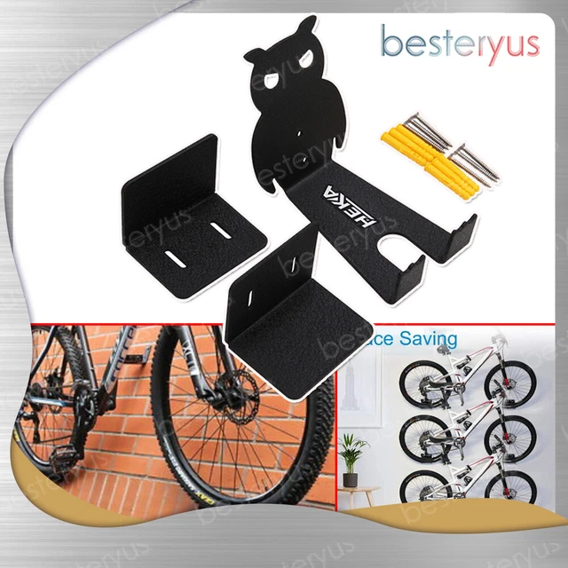 1 Set Bike Pedal Wall Mount Bicycle Storage Hanger Pedal Hook Heavy Duty STEEL