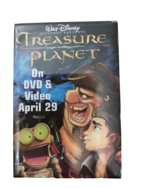 Walt Disney Treasure Planet DVD Promo Movie Button