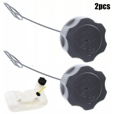 2x Tappo Serbatoio Carburante Benzina per Timbertech Timberpro Arebos Nemaxx Ryobi Trimmer 