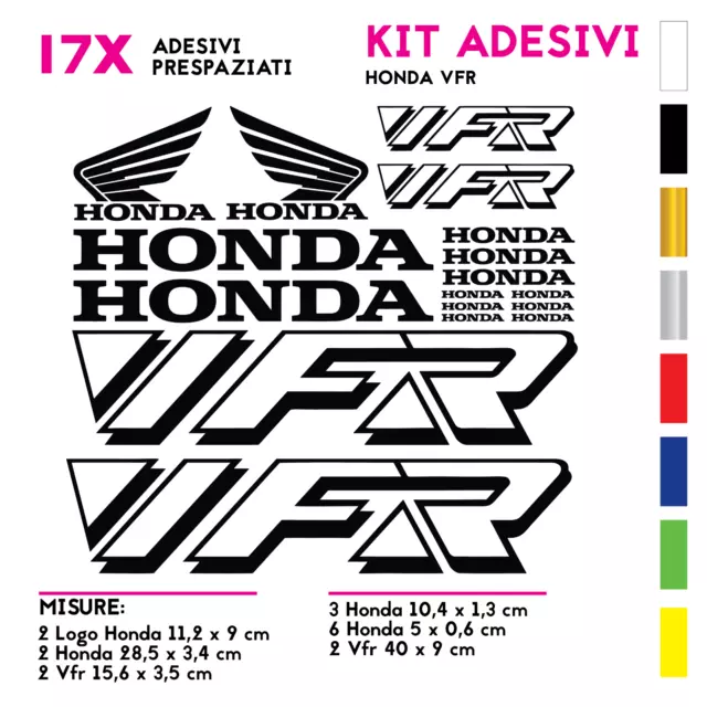 Kit Adesivi Honda Vfr Colori A Scelta