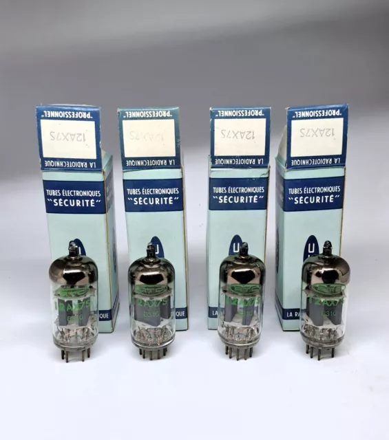 RARE 12AX7s RTC 4x TUBES NIB CV4004 E83CC ECC83 MULLARD SAME LOT METRIX MATCHED