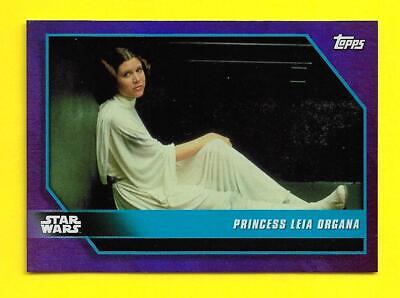 2021 Topps Star Wars Exclusivité May The 4th Foil Promo D-7 Princesse Leia #