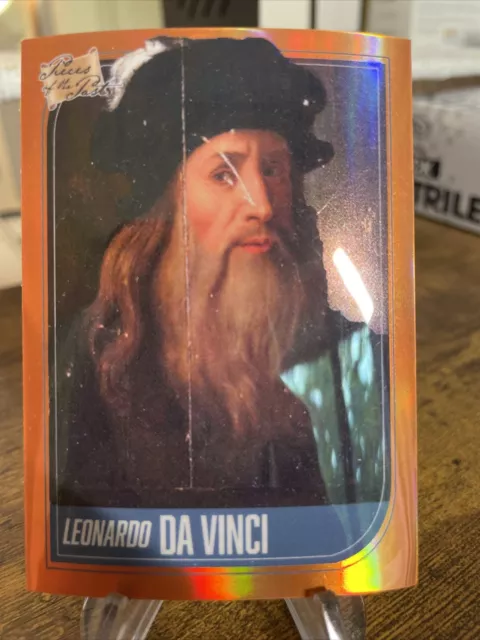 Pieces Of The Past Leonardo Da Vinci Orange Chrome Refractor