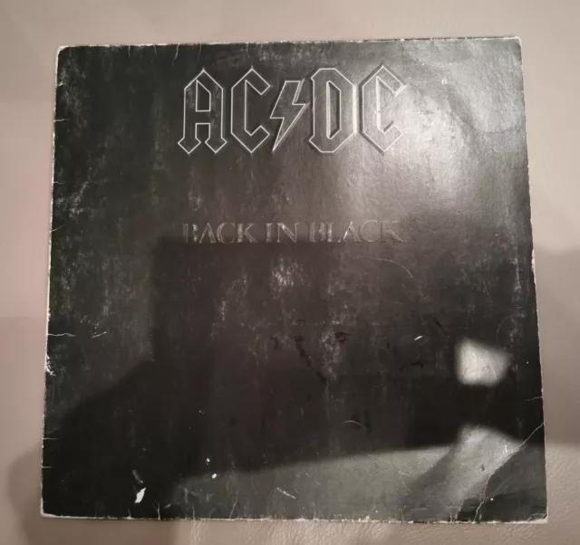 AC/DC - Back in Black - ATL 50735  Germany 1980 Original Inner Sleeve embossed