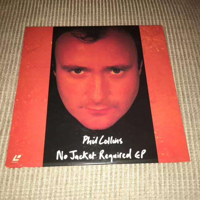 Phil Collins No Jacket Required EP (Laserdisc) JAPANESE RELEASE VERY RARE!