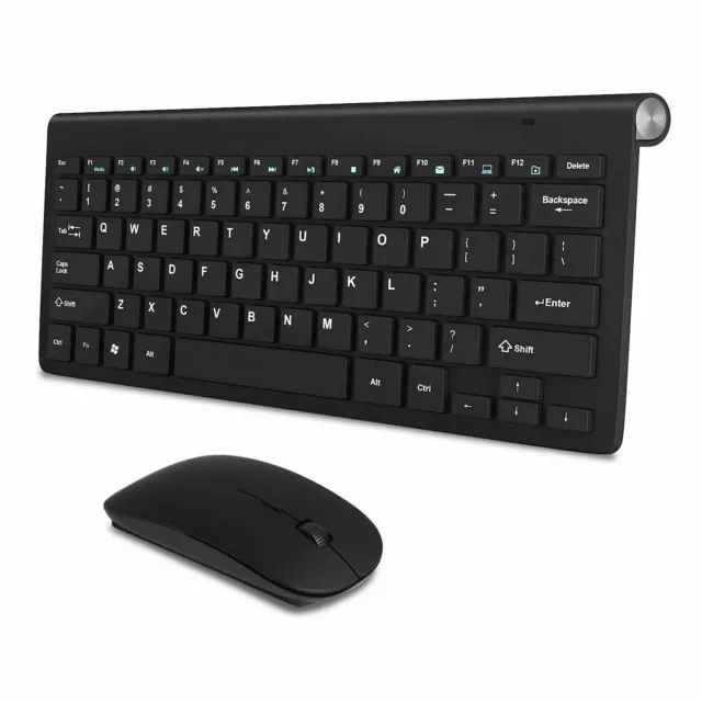 Kabellose Tastatur mit Maus für PC-Laptop-TV-Gummi-Tastenkappen...