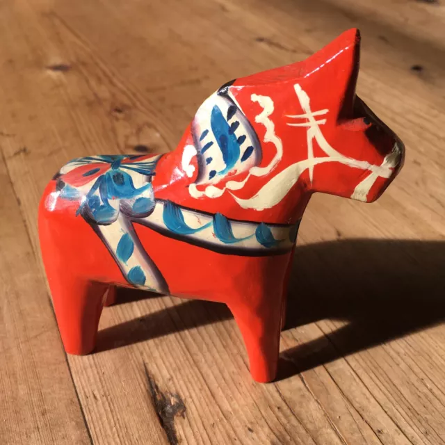 Vintage Swedish Dala Horse, G A Olsson