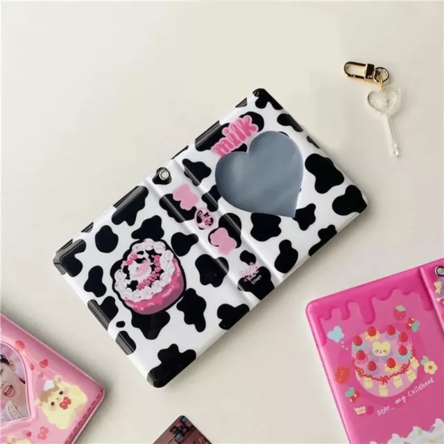 3 Inch Mini Photo Album Cute Photocard Binder Love Heart Hollow Cover Photo GF0