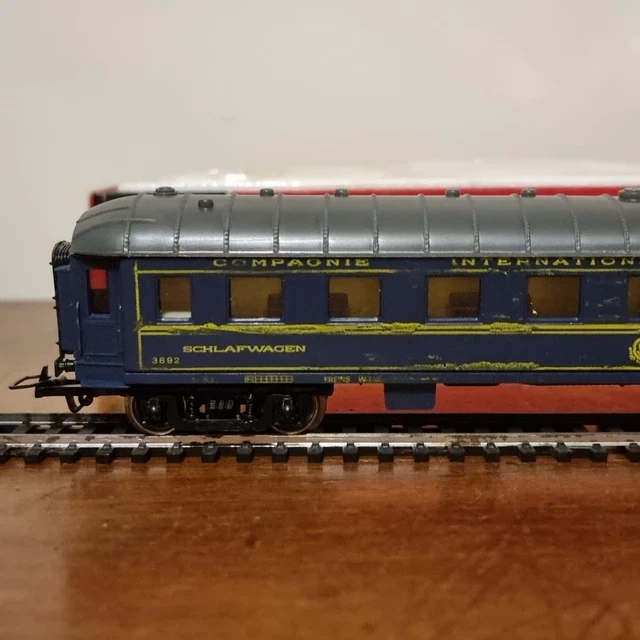 Voiture Sleeping-Car De La CIWL – Modèle Réduit Jouef, époque Vintage, Occasion