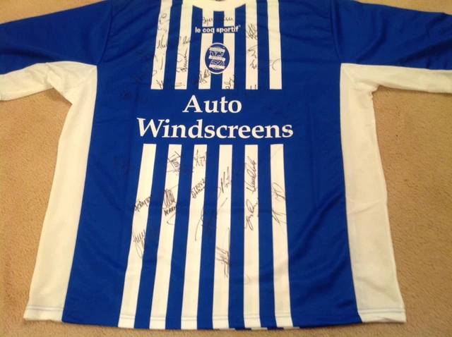 BIRMINGHAM CITY FC 1999-2000 Auto Windscreen Le Coq Sportif Signed