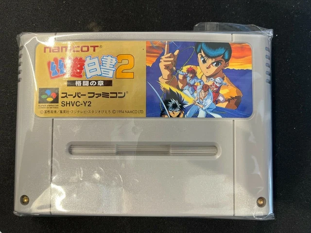 NAMCO SUPER NES Yu Yu Hakusho 2 Kakutou No Shou  Japanese edition