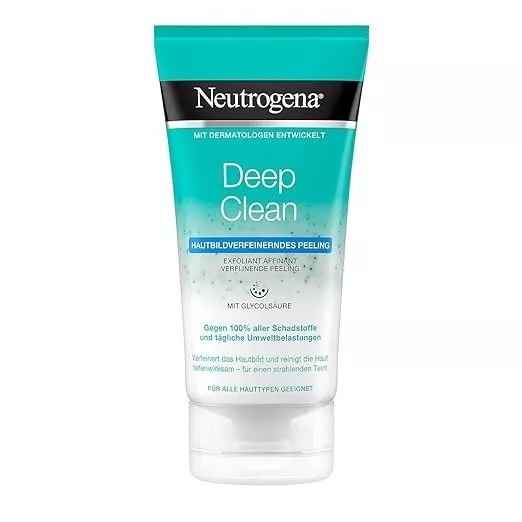 Neutrogena Gesichtsreinigung Deep Clean Peeling mit Glycolsäure ★ 2x150ml