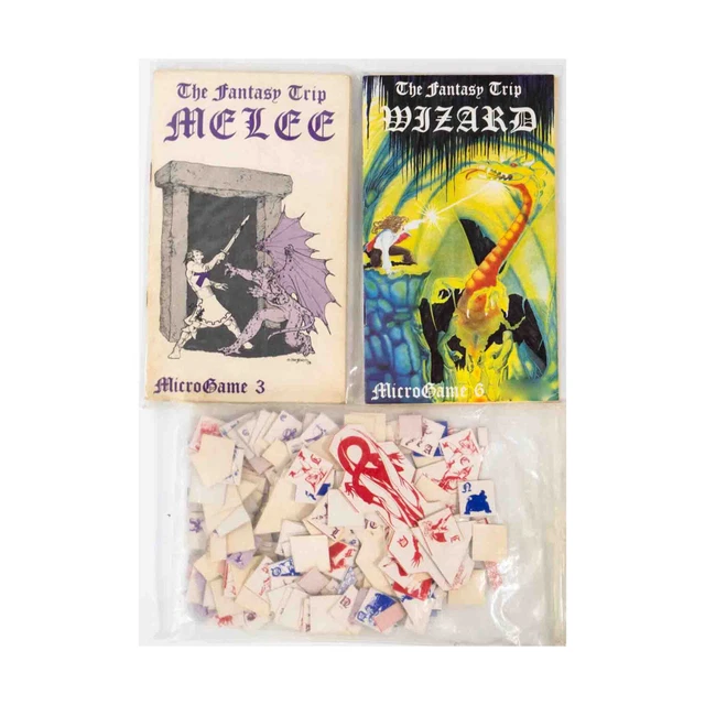 Metagaming MicroGames Fantasy Trip Collection #1 - Wizard + Melee! Bag VG+