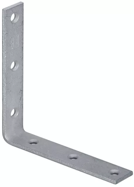 4PK National Hardware N220-228 Corner Angle Brace 6" X 1-1/8" Galvanized Steel