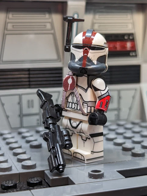 LEGO STAR WARS Custom Printed Minifig 91st Recon Clone Captain Rhin $8. ...