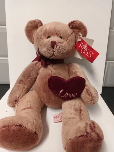 Russ Bears From The Past ‘Chantelle ’ 9” Teddy Bear Soft Toy Plush BNWT