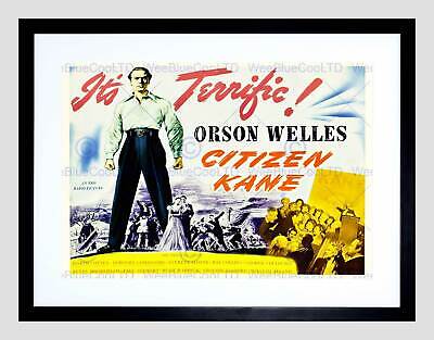 Movie film CITIZEN KANE Orson Welles drame Icon Mystery Framed Print b12x7130