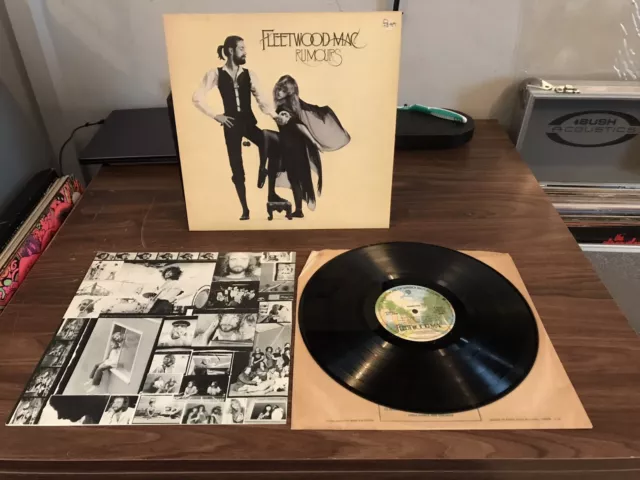 Fleetwood Mac Rumours A3 B LP Album Vinyl Record K56344 - VG+/EX textured Sleeve