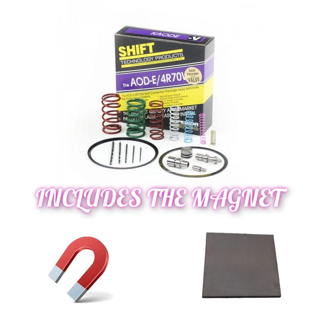 A AODE/4R70/75W Valve Body Shift Correction Kit 92+ Superi KAOD-E-V+ CHIP MAGNET