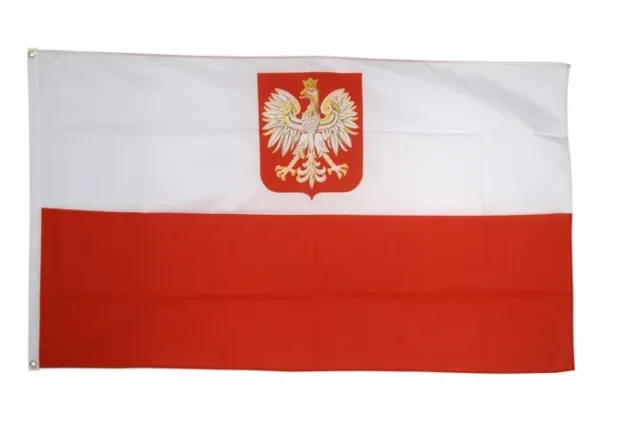 Polen mit Adler Hissflagge polnische Fahnen Flaggen 60x90cm