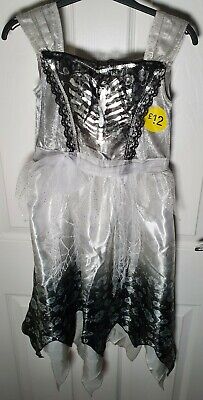 Halloween Costume Fancy Dress Age 7-8 Years Grey Dress *BNWT* *NEW*