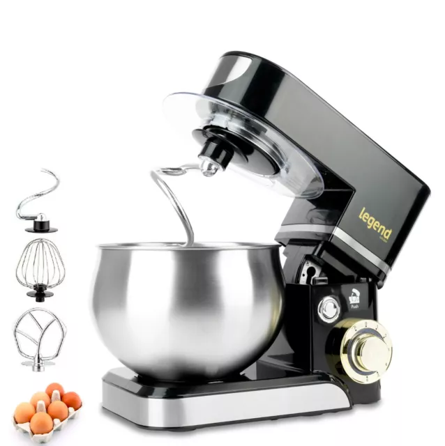 Emperial Stand Mixer Cake Mixer Beater Dough Hook & Whisk 5L Mixing Bowl  1200W 5060580170567