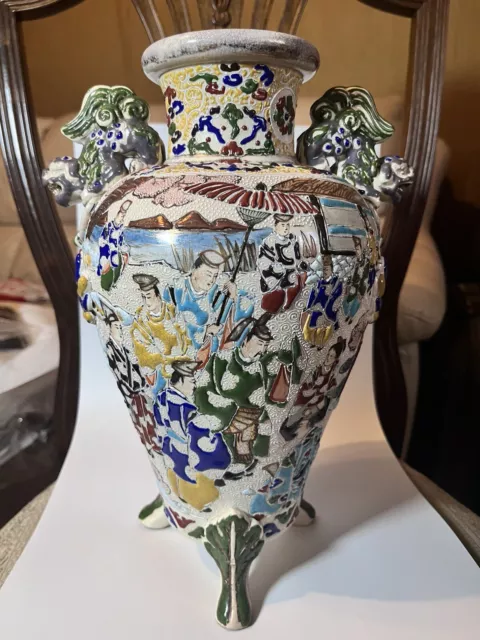 Japanische Vase 1900 Satsuma