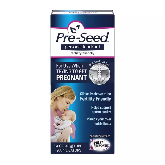 Pre-Seed  Fertility-Friendly Lubricant 40g + 9 app First Response