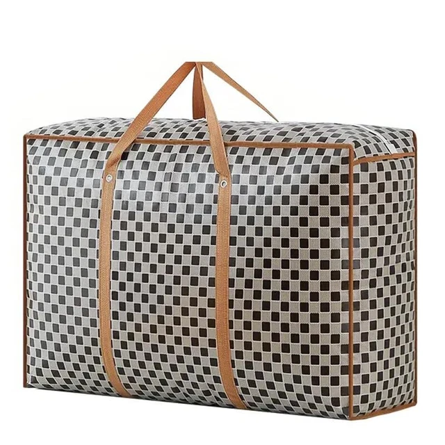 Deluxe JUMBO LAUNDRY BAGS Zipped Reusable Large Strong Shopping Storage Bag